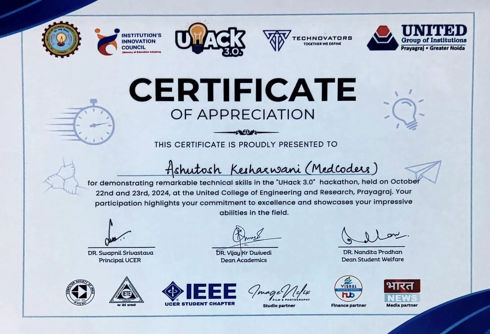 UHack Hackathon Top 10 clinical decision system project